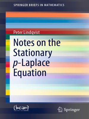 cover image of Notes on the Stationary p-Laplace Equation